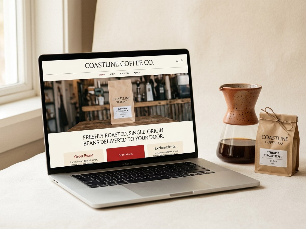 Coastline Coffee Co. — website project