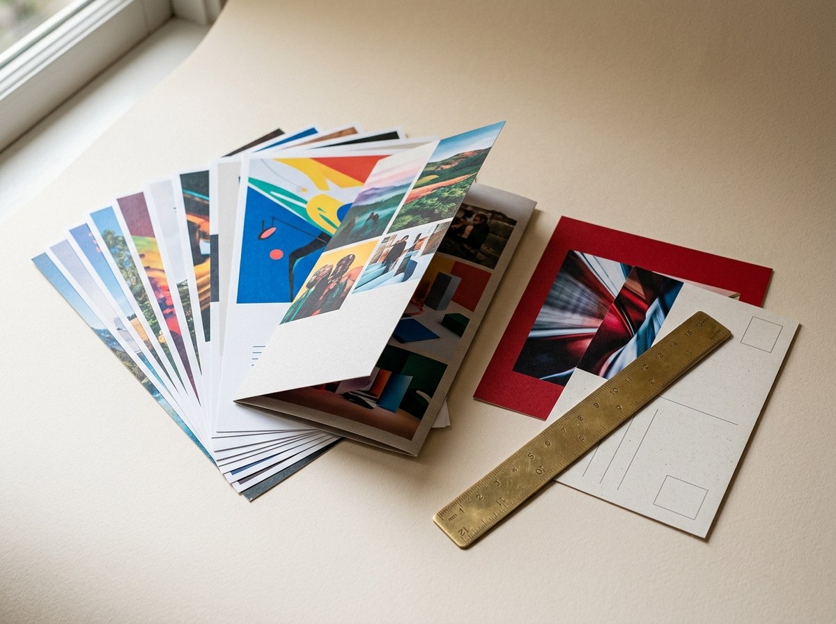 Custom print collateral — flyers, brochures, and postcards